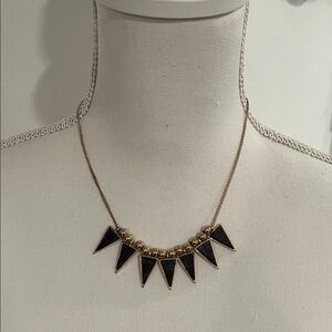 Elegant Black and Gold Necklace